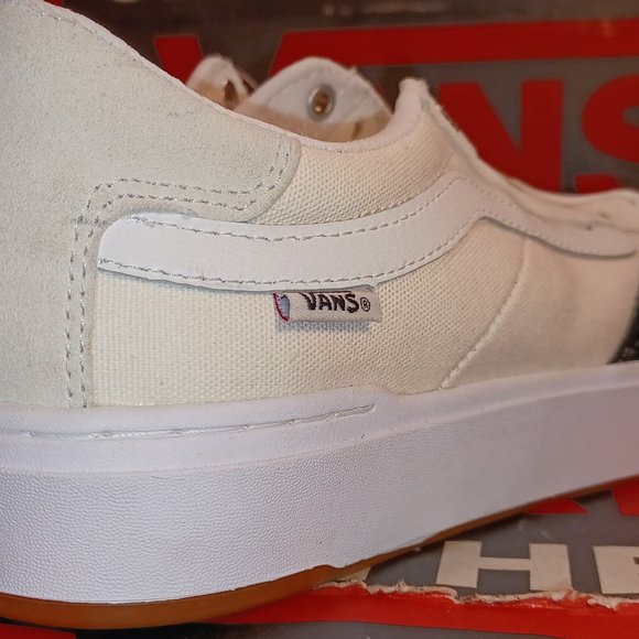 Vans Berle Pro Marshmallow Black Suede Canvas Men's 13 Rare VN0A3WKXKIG - Picture 3 of 11